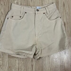 Michael G. Canvas Shorts Juniors Size 9 Tan Vintage High Waisted USA Maden